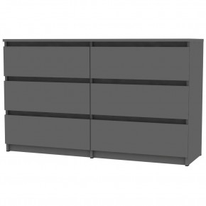 Комод Malta light K142 (Графит) в Озерске - ozersk.mebel24.online | фото