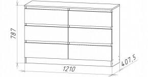 НИЦЦА-7 Комод (НЦ.07) в Озерске - ozersk.mebel24.online | фото 3
