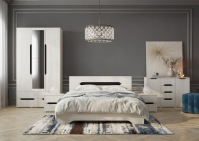 Комод Вега 1200 (Крафт белый - Венге) в Озерске - ozersk.mebel24.online | фото 3