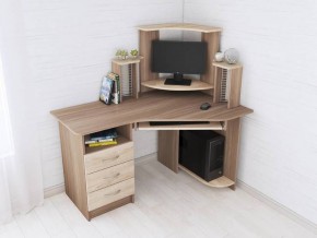 Компьютерный стол Грета-7 ясень шимо/дуб сонома в Озерске - ozersk.mebel24.online | фото