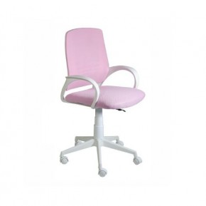 Кресло Ирис White сетка/ткань розовая в Озерске - ozersk.mebel24.online | фото