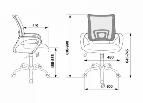 Кресло компьютерное CH-695N/SL/BLACK в Озерске - ozersk.mebel24.online | фото