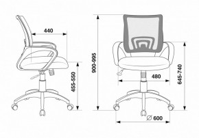 Кресло компьютерное CH-695N/SL/OR/BLACK в Озерске - ozersk.mebel24.online | фото 6