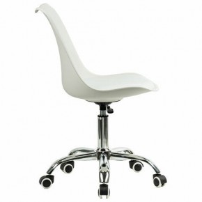 Кресло стул BRABIX "Eames MG-310 CH", хром, пластик белый, экокожа белая, 532923 в Озерске - ozersk.mebel24.online | фото 3