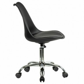 Кресло стул BRABIX "Eames MG-310 CH", хром, пластик черный, экокожа черная, 532925 в Озерске - ozersk.mebel24.online | фото 3