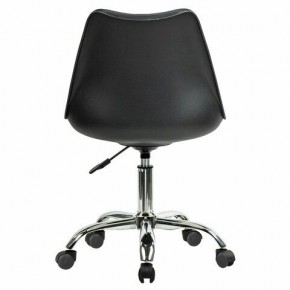 Кресло стул BRABIX "Eames MG-310 CH", хром, пластик черный, экокожа черная, 532925 в Озерске - ozersk.mebel24.online | фото 4