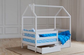 Кровать-домик 80*190 Белый в Озерске - ozersk.mebel24.online | фото 4