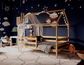 Кровать-домик 80*190 без покраски (без ящиков) в Озерске - ozersk.mebel24.online | фото