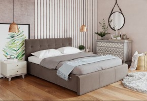 Кровать Изабелла с латами Newtone cacao 1400x2000 в Озерске - ozersk.mebel24.online | фото 2