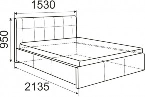 Кровать Лаура с латами Nice White 1400x2000 в Озерске - ozersk.mebel24.online | фото 2