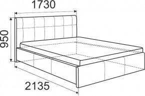 Кровать Лаура с латами Nice White 1400x2000 в Озерске - ozersk.mebel24.online | фото 3