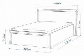 Кровать полутораспальная Нобиле Кр-120 в Озерске - ozersk.mebel24.online | фото 3