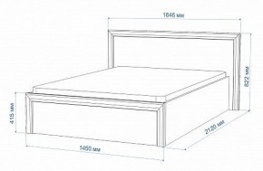 Кровать полутораспальная Нобиле Кр-140 в Озерске - ozersk.mebel24.online | фото 2