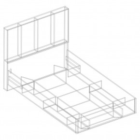 Кровать "Сандра" БЕЗ основания 1200х2000 в Озерске - ozersk.mebel24.online | фото 4