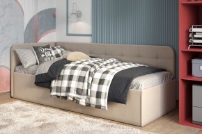 Кровать Зарина угловая Newtone light beige угол правый в Озерске - ozersk.mebel24.online | фото 1