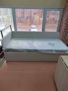 Кровать Зарина угловая Newtone light beige угол правый в Озерске - ozersk.mebel24.online | фото 3