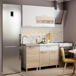 Кухня Айсбери 1.2 м (Белый/Дуб Сонома) в Озерске - ozersk.mebel24.online | фото