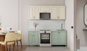 Кухня Версаль 2м Айвори/Васаби Готовое решение в Озерске - ozersk.mebel24.online | фото 2