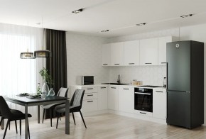 Кухонный гарнитур Белый Глянец 2600*1600 (Стол. 38мм) в Озерске - ozersk.mebel24.online | фото 1