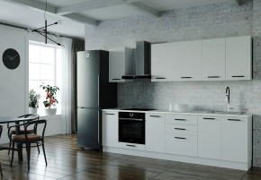 Кухонный гарнитур Белый Глянец 2800 (Стол. 38мм) в Озерске - ozersk.mebel24.online | фото 1