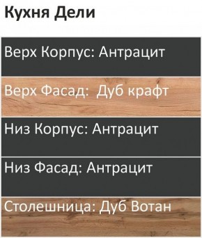 Кухонный гарнитур Дели 1000 (Стол. 26мм) в Озерске - ozersk.mebel24.online | фото 3