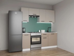 Кухонный гарнитур Каппучино 2000 (Стол. 38мм) в Озерске - ozersk.mebel24.online | фото 1