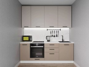 Кухонный гарнитур Каппучино 2200 h950 (Стол. 26мм) в Озерске - ozersk.mebel24.online | фото