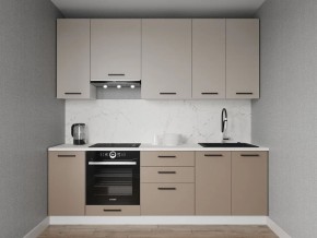 Кухонный гарнитур Каппучино 2400 h950 (Стол. 26мм) в Озерске - ozersk.mebel24.online | фото