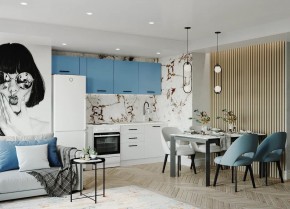 Кухонный гарнитур Капри 2550 (Стол. 38мм) в Озерске - ozersk.mebel24.online | фото