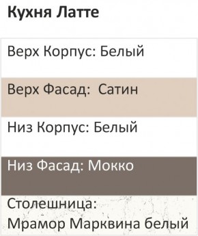 Кухонный гарнитур Латте 1000 (Стол. 26мм) в Озерске - ozersk.mebel24.online | фото 3