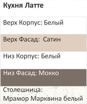 Кухонный гарнитур Латте 3000 (Стол. 38мм) в Озерске - ozersk.mebel24.online | фото 3