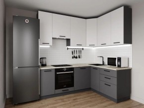 Кухонный гарнитур Меренга 2200*1600 h950 (Стол. 38мм) в Озерске - ozersk.mebel24.online | фото 1