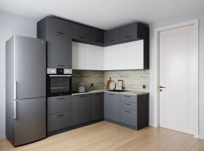 Кухонный гарнитур Меренга 2200*1700 (Стол. 26мм) в Озерске - ozersk.mebel24.online | фото 1