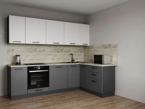 Кухонный гарнитур Меренга 2600*1600 (Стол. 38мм) в Озерске - ozersk.mebel24.online | фото 1