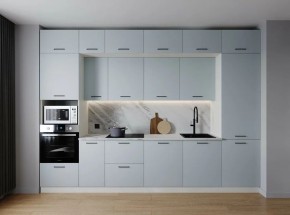 Кухонный гарнитур Смоки 3400 (Стол. 26мм) в Озерске - ozersk.mebel24.online | фото