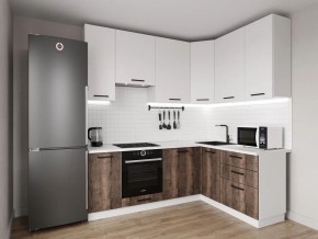 Кухонный гарнитур Старое Дерево 2200*1600 h950 (Стол. 38мм) в Озерске - ozersk.mebel24.online | фото 1