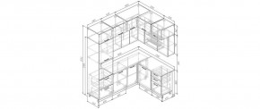 Кухонный гарнитур Старое Дерево 2200*1700 (Стол. 38мм) в Озерске - ozersk.mebel24.online | фото 2