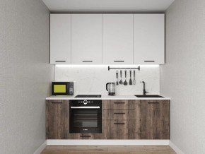 Кухонный гарнитур Старое Дерево 2200 h950 (Стол. 38мм) в Озерске - ozersk.mebel24.online | фото 1