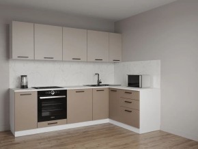 Кухонный гарнитур угловой Каппучино 2600*1600 (Стол. 38мм) в Озерске - ozersk.mebel24.online | фото