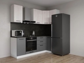 Кухонный гарнитур угловой Санторини 2200*1000 (Стол. 26мм) в Озерске - ozersk.mebel24.online | фото 1