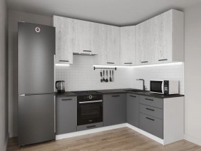 Кухонный гарнитур угловой Санторини 2200*1600 h950 (Стол. 38мм) в Озерске - ozersk.mebel24.online | фото 1