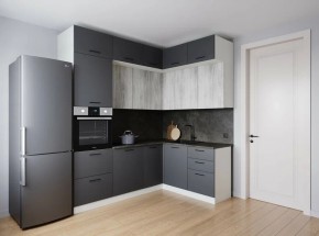 Кухонный гарнитур угловой Санторини 2200*1700 (Стол. 26мм) в Озерске - ozersk.mebel24.online | фото 1