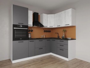 Кухонный гарнитур угловой Санторини 2400*1600 (Стол. 26мм) в Озерске - ozersk.mebel24.online | фото 1