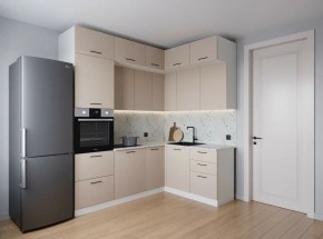 Кухонный гарнитур угловой Шампань 2200*1700 (Стол. 26мм) в Озерске - ozersk.mebel24.online | фото