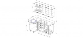 Кухонный гарнитур угловой Шимо 1000*1800 (Стол. 26мм) в Озерске - ozersk.mebel24.online | фото 2