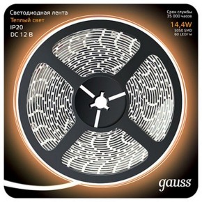 Лента светодиодная Gauss Gauss 312000114 в Озерске - ozersk.mebel24.online | фото
