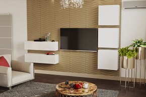 ЛИНДА Гостиная (Белый/Белый) в Озерске - ozersk.mebel24.online | фото 4