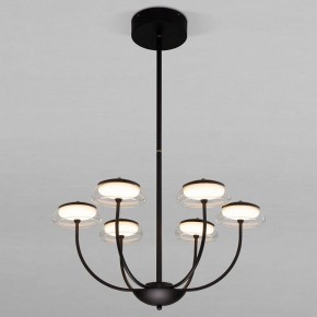 Люстра на штанге Eurosvet Fungo 50388 LED черный в Озерске - ozersk.mebel24.online | фото