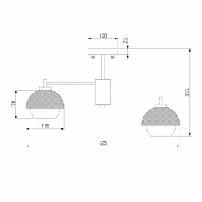 Люстра на штанге Eurosvet Nocciola 70106/6 черный в Озерске - ozersk.mebel24.online | фото 5