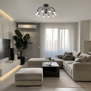 Люстра на штанге Eurosvet Ragno 90035/10 LED черный в Озерске - ozersk.mebel24.online | фото 5